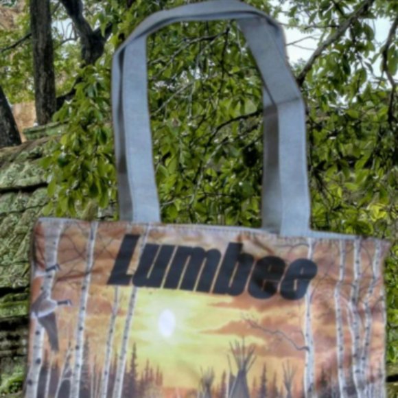 Lumbee Native American American Indian Reusable Shopping Beach Gym Overnight Eve - Picture 3 of 3